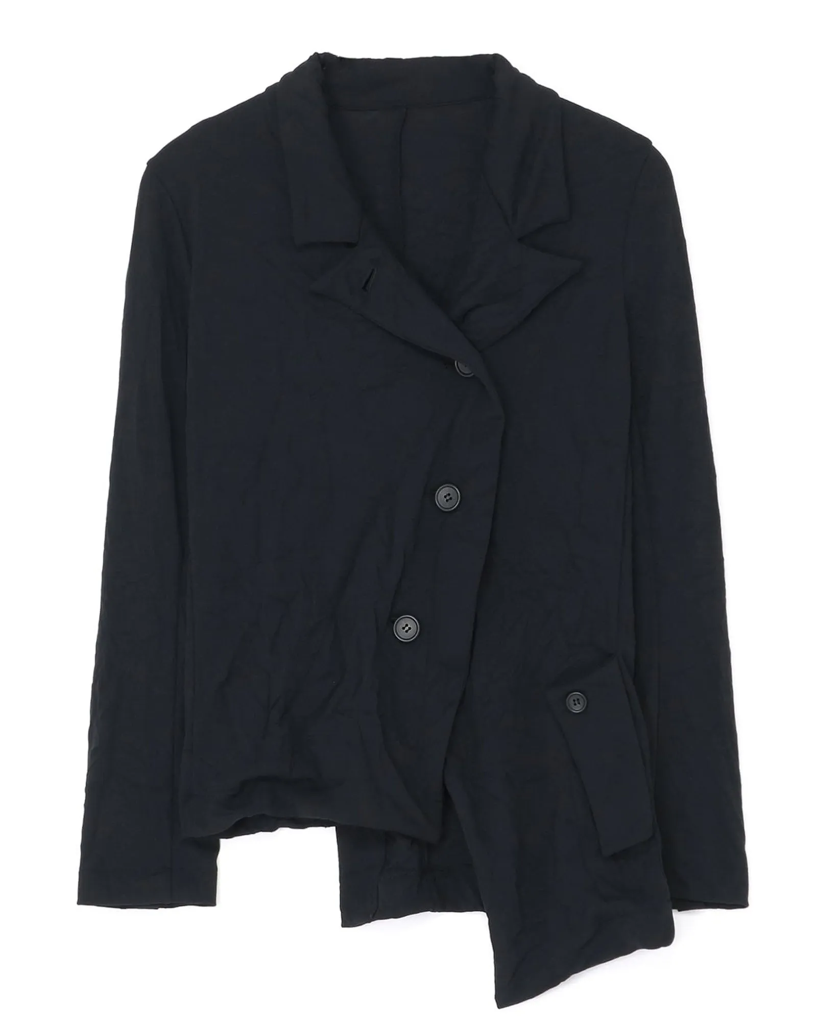 Asymmetrical 4 Button Jacket