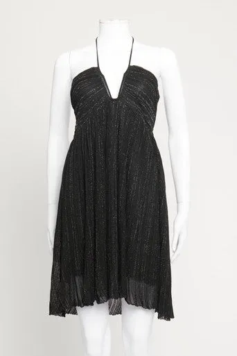 Black Halter Neck Preowned Dress