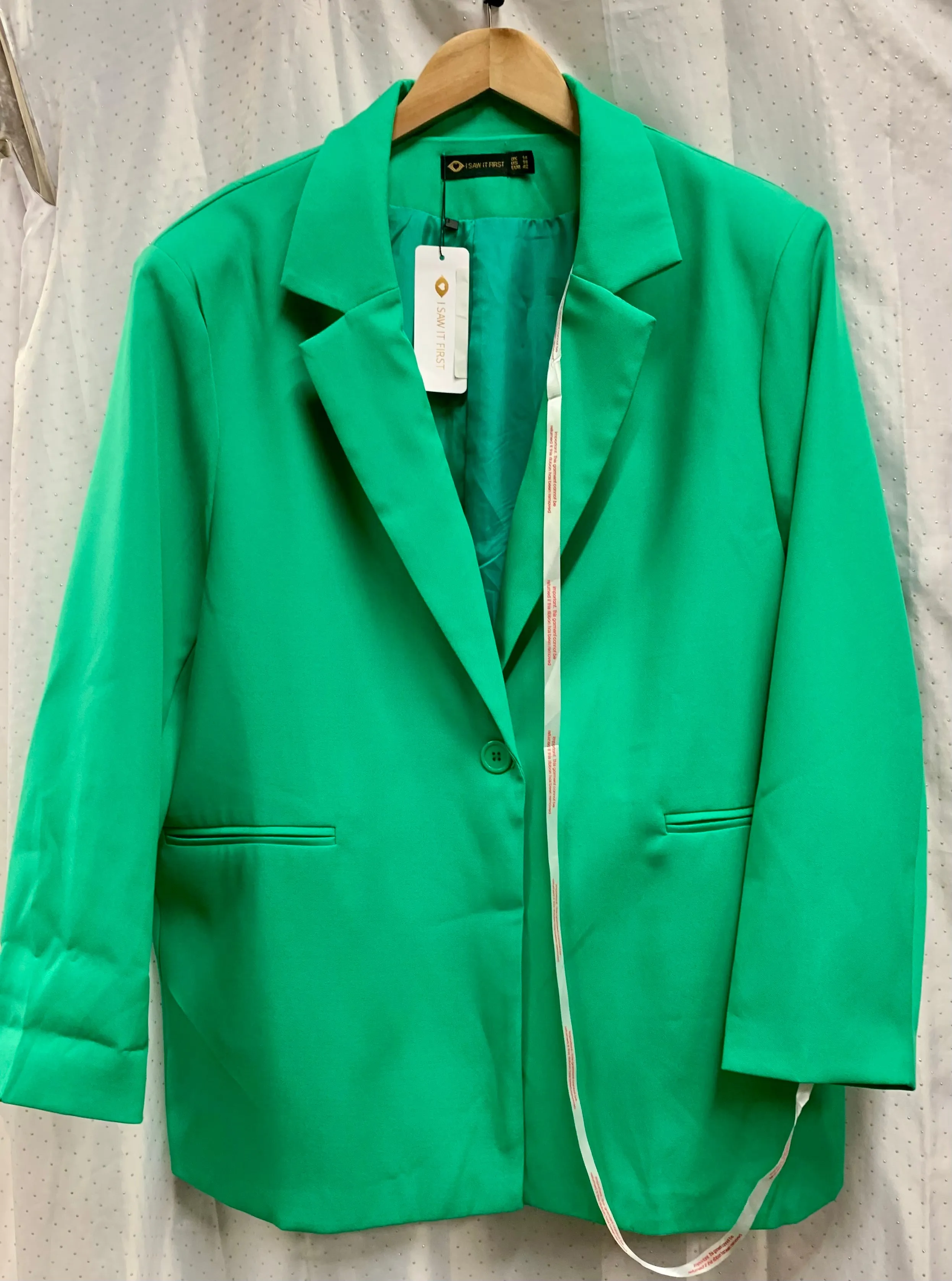 BNWT Size 14 Green Oversized  Blazer