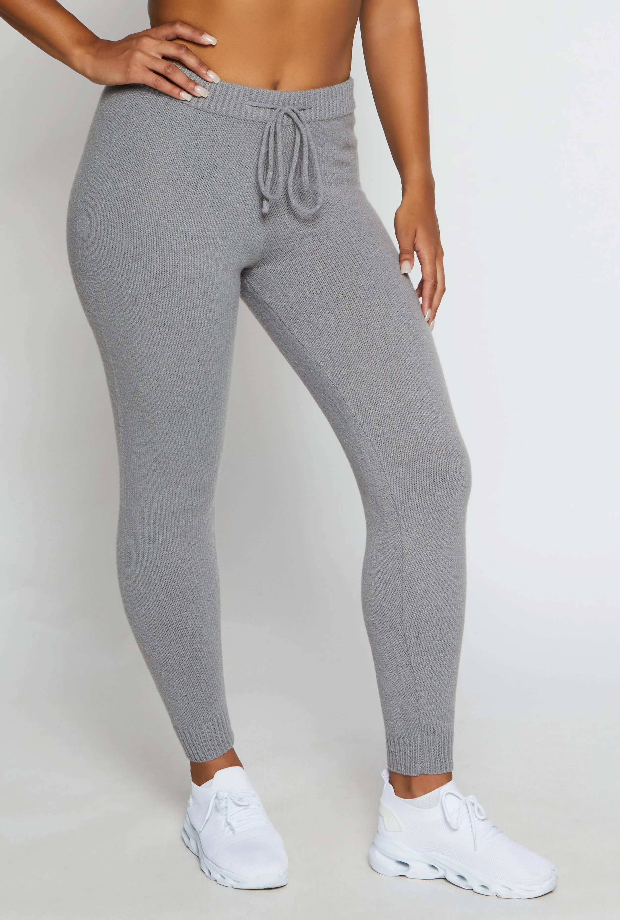 Brushed Knit Drawstring Joggers