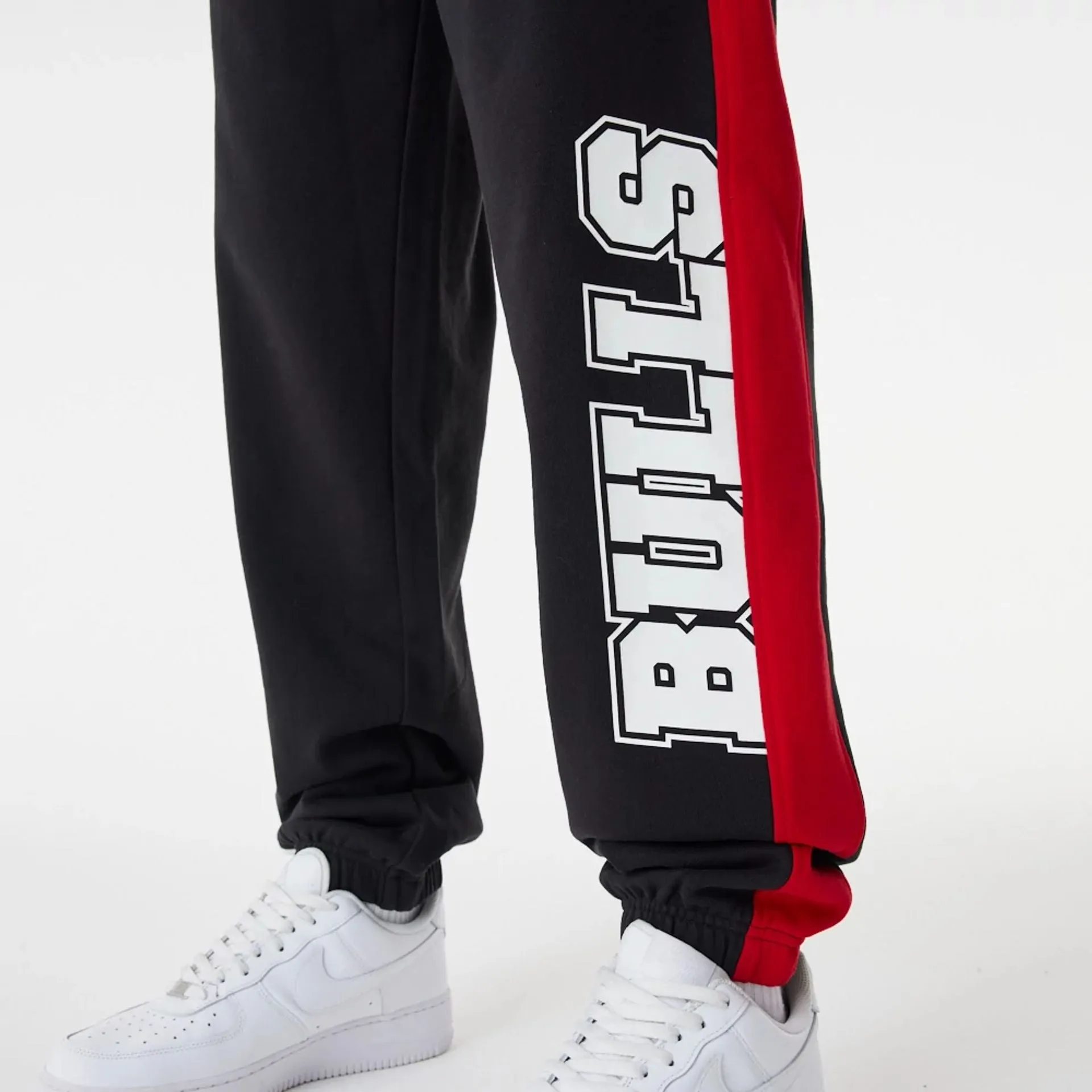 Chicago Bulls NBA Large Graphic Black Joggers