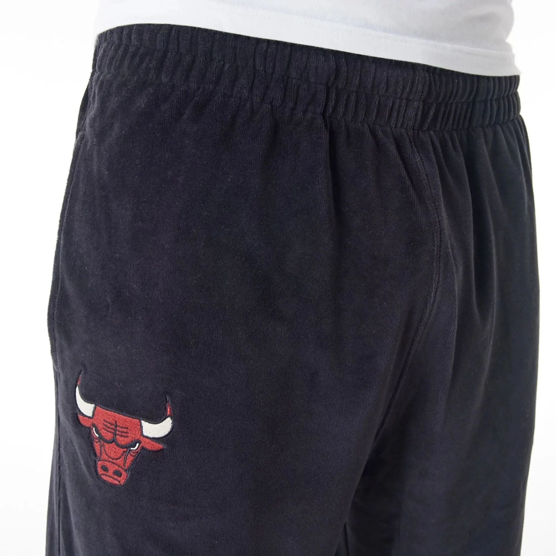 Chicago Bulls NBA Lifestyle Velour Black Track Joggers