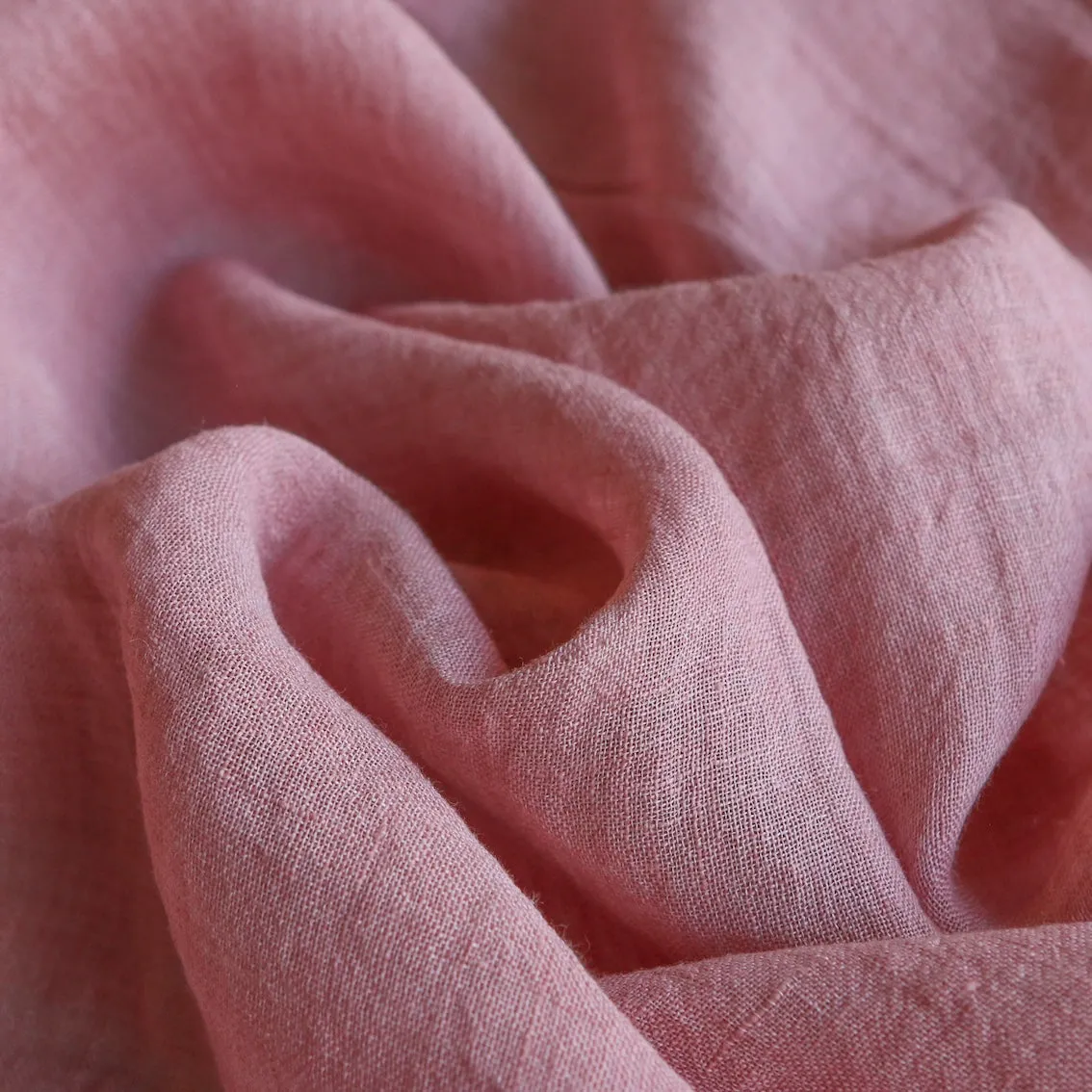 City Petal Pink Linen Gauze