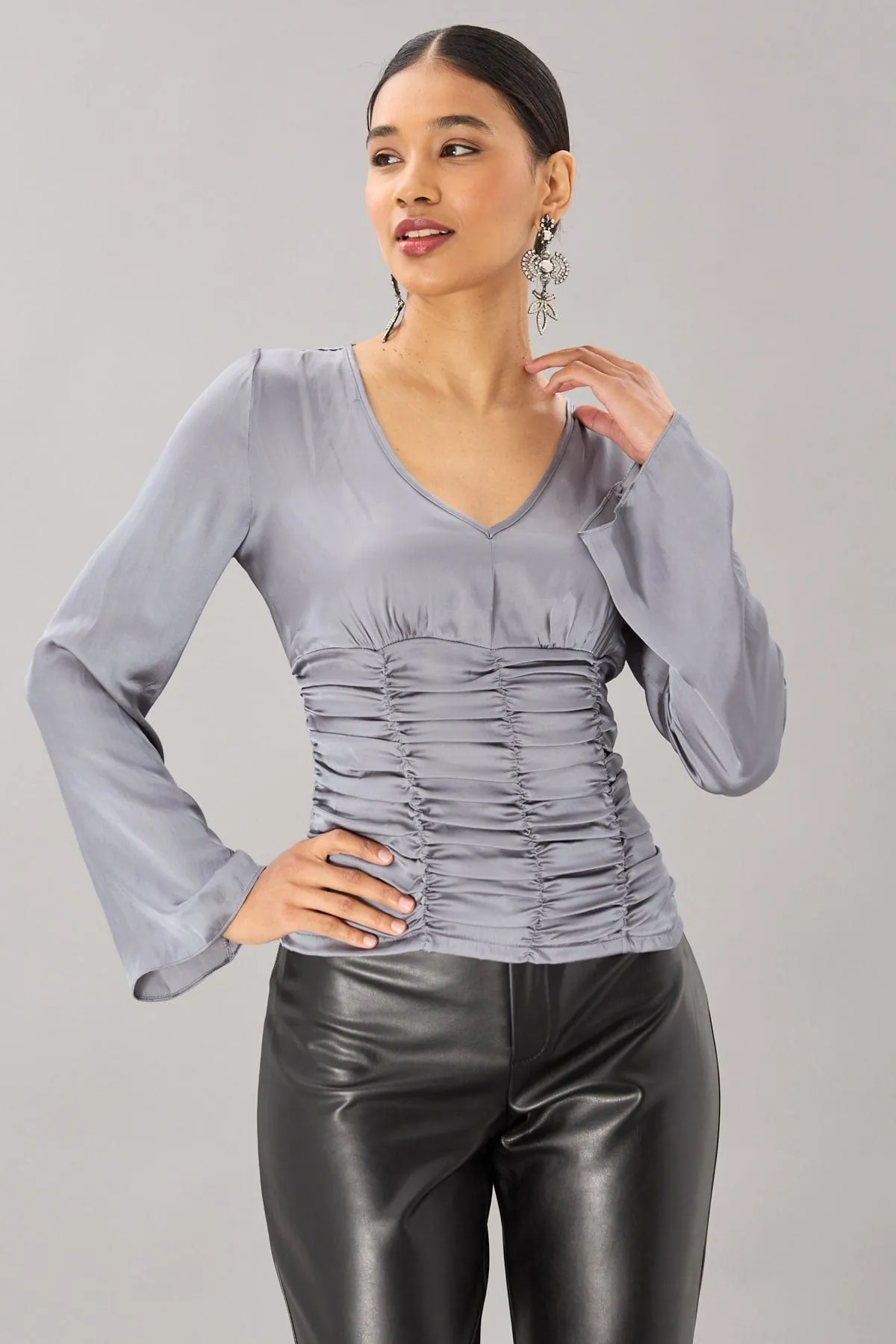 Corset Satin Top