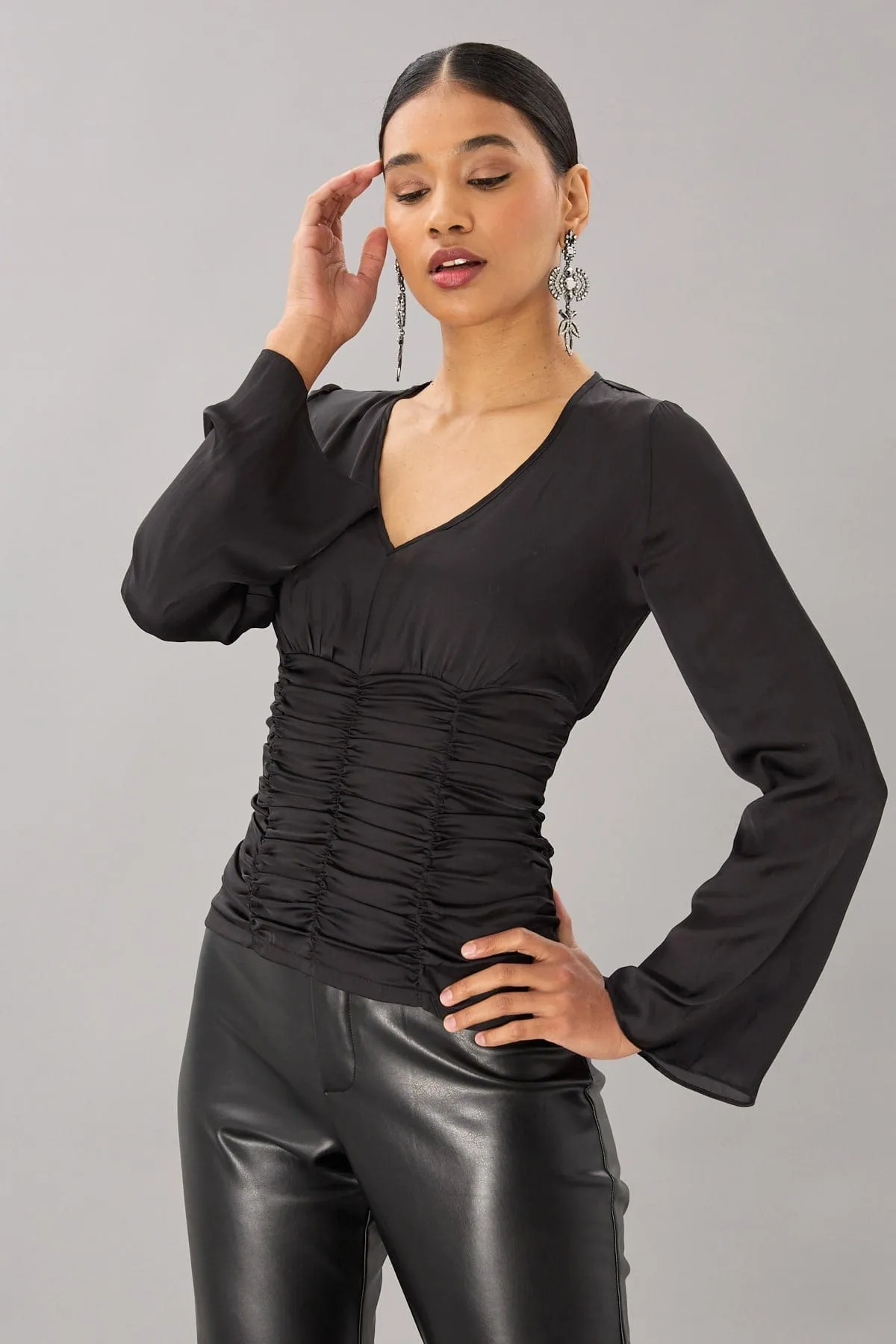 Corset Satin Top