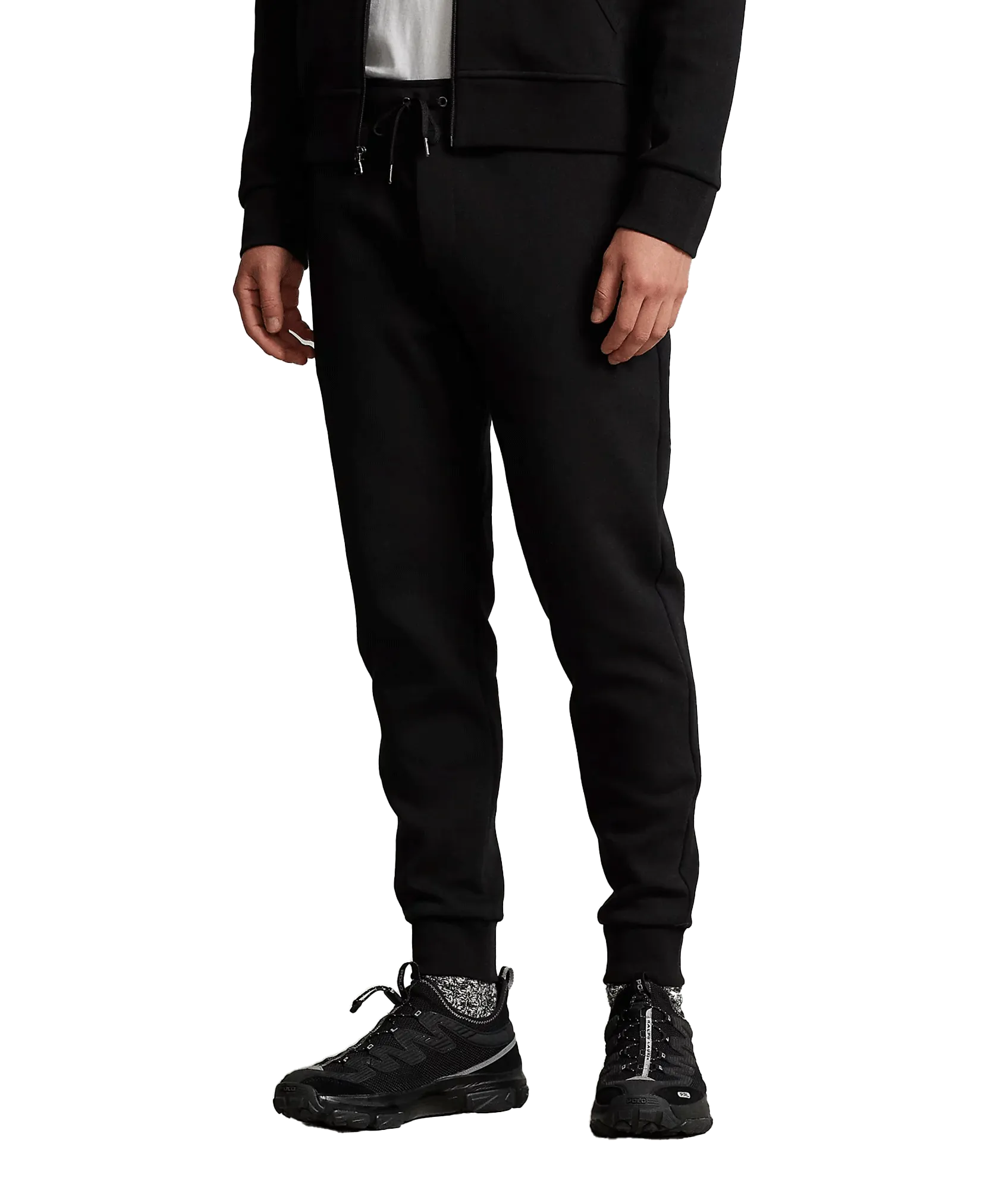 Double-Knit Joggers - Black