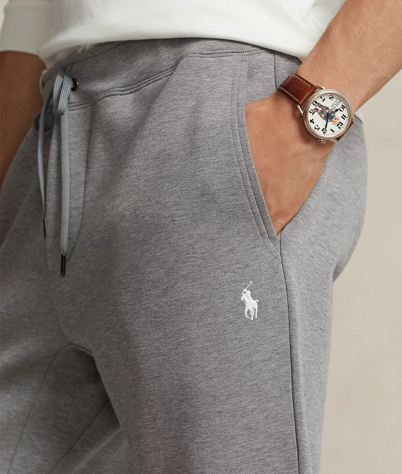 Double-Knit Joggers - Grey