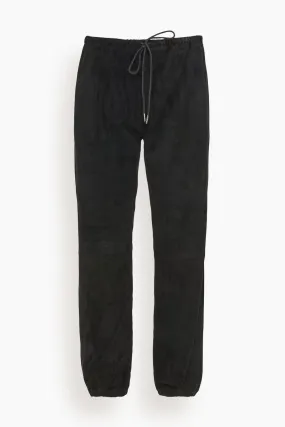 Drawstring Joggers in Black