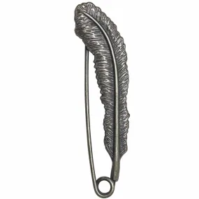 ELAN Shawl Pin - 87mm (3⅜") - Antique Silver