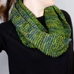 Green Goddess Infinity Scarf Knit Pattern