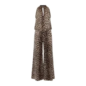 Lanana silk Jumpsuit Leopard