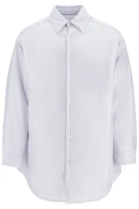 Maison Margiela Striped Padded Overshirt With