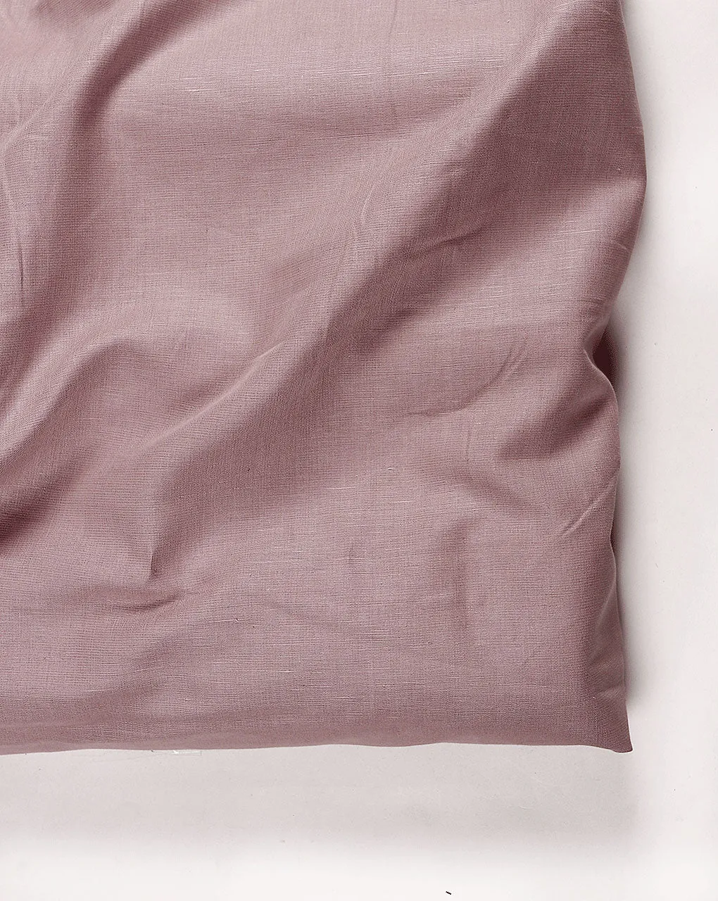 Mauve Dyed Cotton Linen Fabric 58"