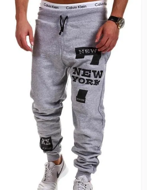 Men’s Graphic Print Jogger Pants – Urban Streetwear Style