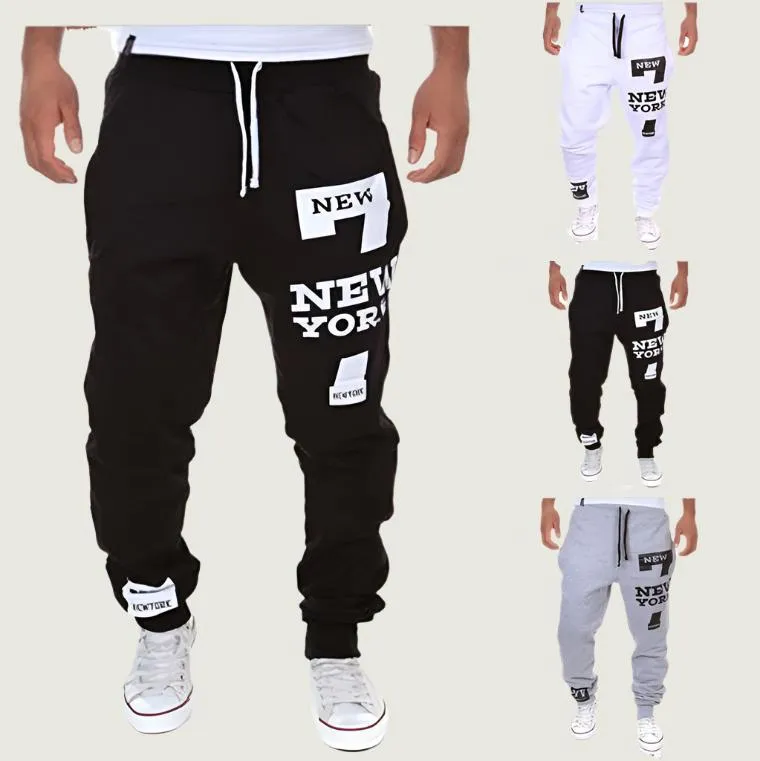 Men’s Graphic Print Jogger Pants – Urban Streetwear Style