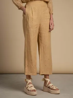 Milk Tea Linen Pants