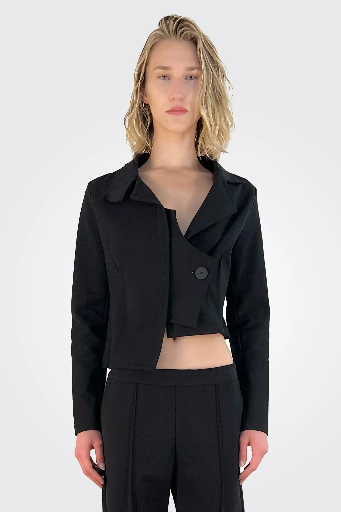 Nusa Asymmetrical Jacket - Black