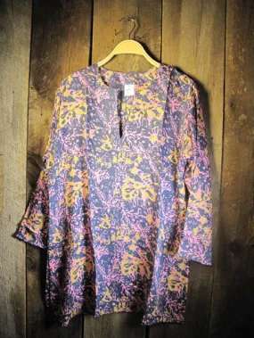 Rayon Batik Tunic in Pink