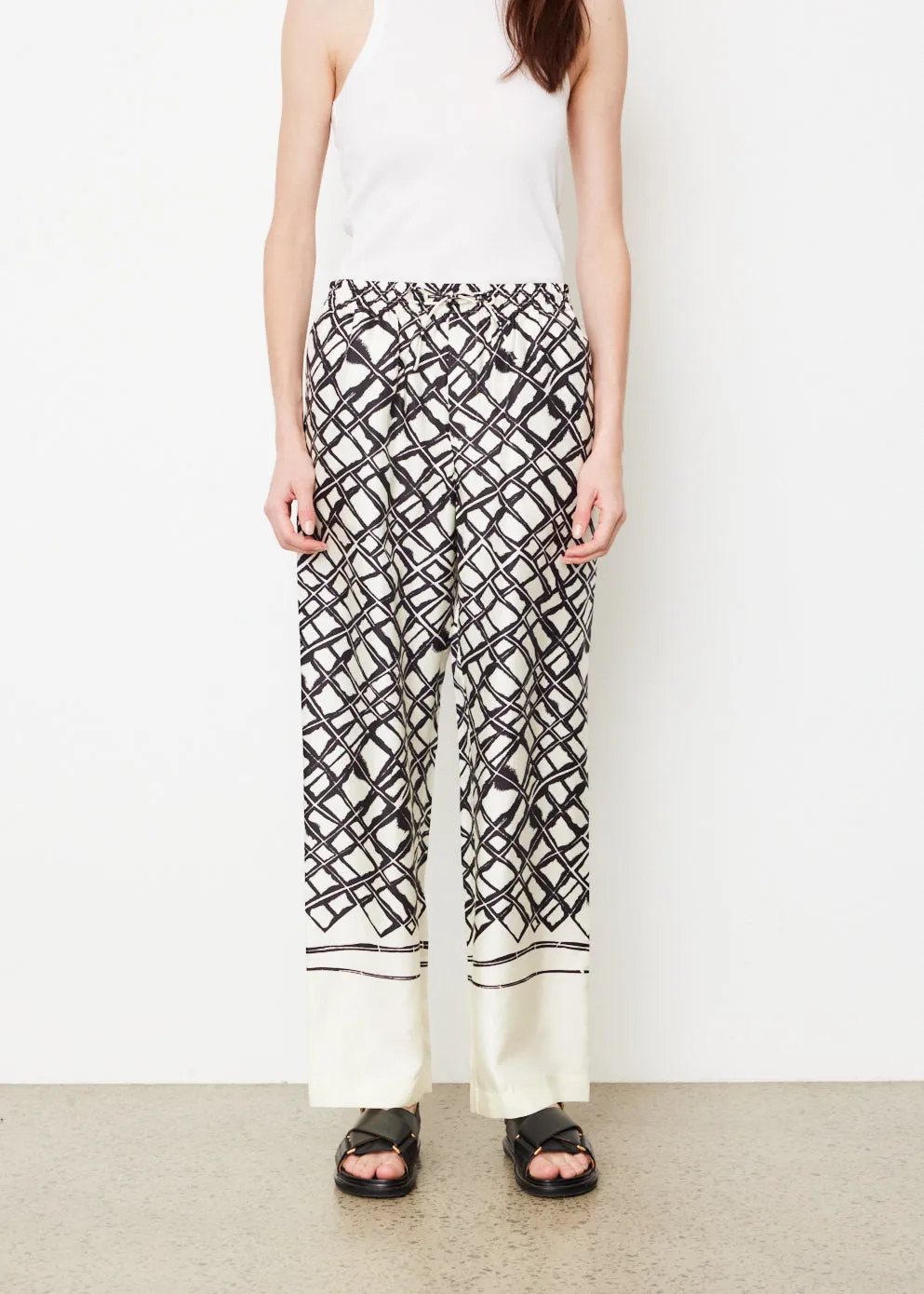 Silk Labyrinth Pants